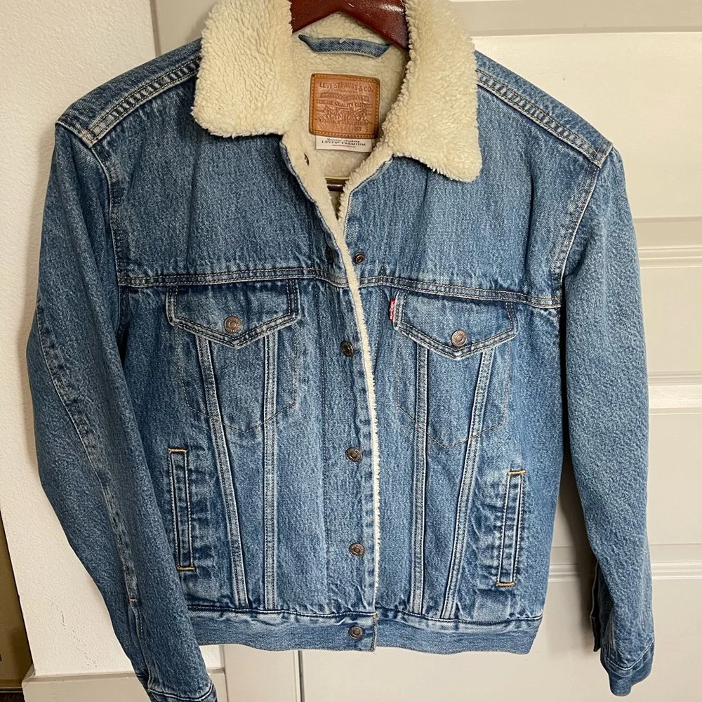 NWT  levi’s sweater jacket with 4 pockets for women, - Picture 7 of 11